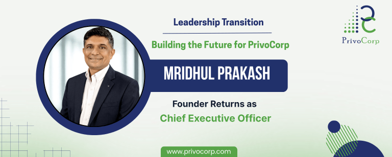 PrivoCorp Announces Founder Mridhul as CEO, Accelerating AI-Driven Mortgage Operations