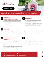 PrivoCorp – Case Study – Reducing Cost & Turn Time in Post Closing PrivoCorp - Case Study - Reducing Cost & Turn Time in Post Closing